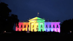 White House in Rainbow Colors