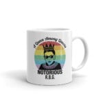 Notorious Queen RBG LGBT Pride Coffee Mug