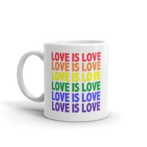 Love is Love LGBTQ Pride Coffee Mug