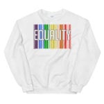 EQUALITY LGBTQ Sweatshirt White