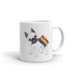 French Bulldog Rainbow Pride LGBTQ Coffee Mug