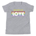 Raised on Love LGBT Gay Pride Kid Tshirt