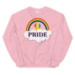Fierce Pride #Resist LGBTQ Sweatshirt Pink