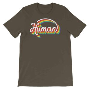 Human Rainbow Pride Tshirt