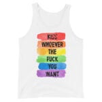 Kiss Whoever the F You Want LGBTQ Pride Tank Top