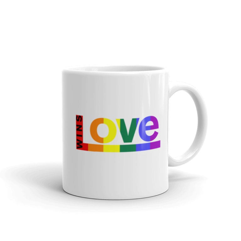 Love Wins LGBTQ Pride Coffee Mug