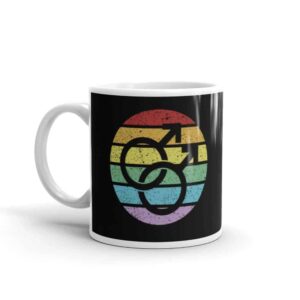 Retro Gay Male Symbol Pride Coffee Mug