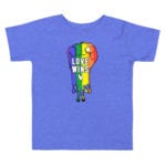 Love Wins LGBTQ Pride Toddler Tshirt Blue