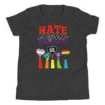 Hate Has No Home Here Kid Black Lives Matter Gay Pride Kid Tshirt