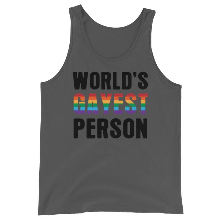 Worlds Gayest Person Tank Top