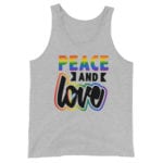 Peace & Love Gay Pride Tank Top