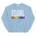 Equal Rights LGBTQ Sweatshirt Light Blue