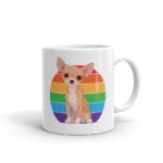 Chihuahua Rainbow Pride LGBTQ Coffee Mug