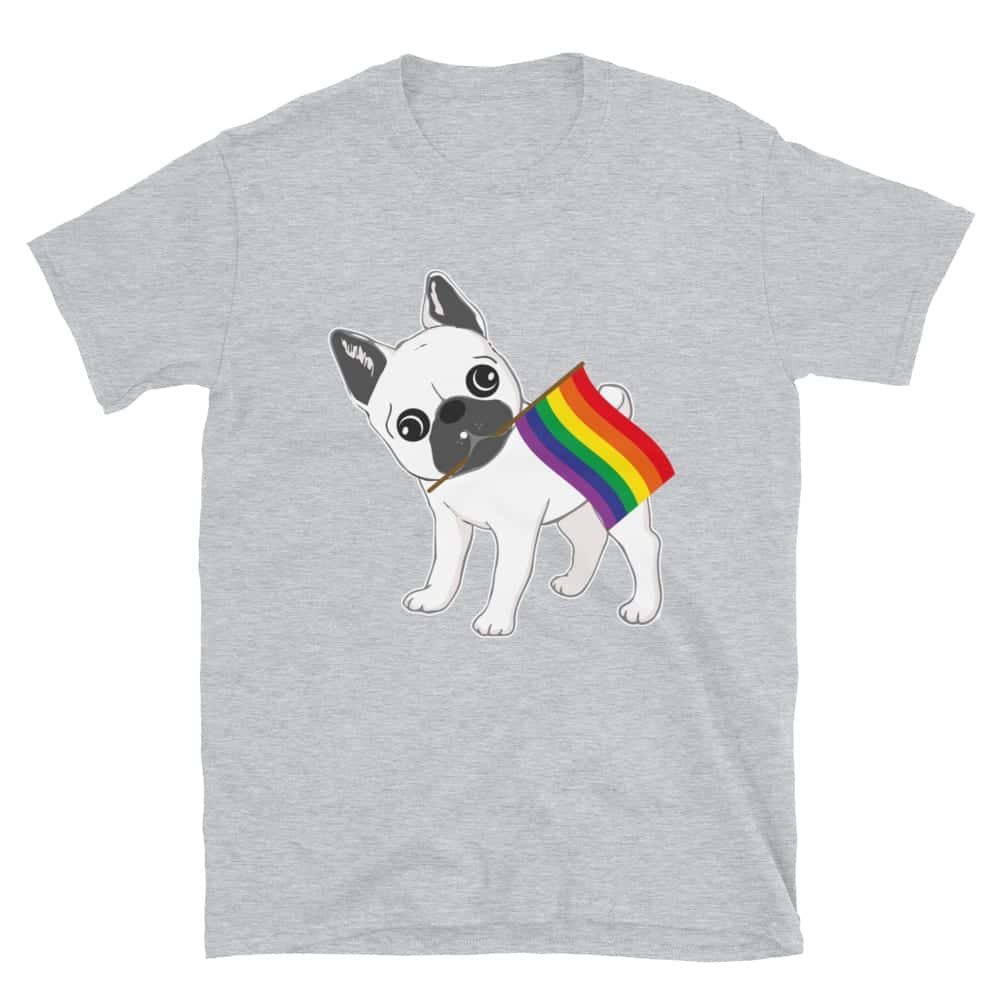 LGBT French Bulldog Gay Pride Tshirt