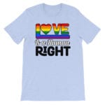 Love is a Human Right LGBTQ Pride Tshirt