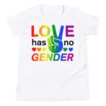 Love Has No Gender Kid Tshirt White