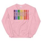EQUALITY LGBTQ Sweatshirt Pink