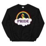 Fierce Pride #Resist LGBTQ Sweatshirt Black