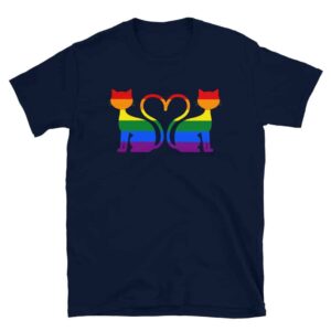 Gay Pride Cat Tshirt