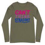 Bisexual Pride Can't Think Straight Long Sleeve Tshirt