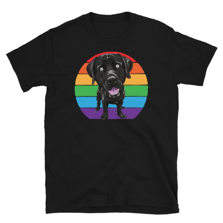 LGBTQ Labrador Gay Pride Tshirt