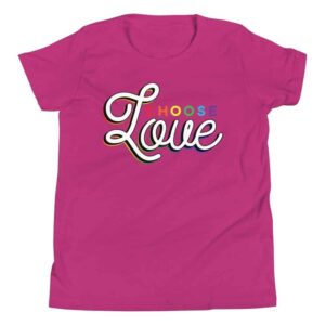 Choose Love LGBTQ Kid Tshirt