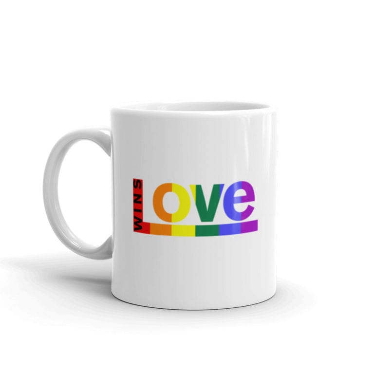 Love Wins LGBTQ Pride Coffee Mug