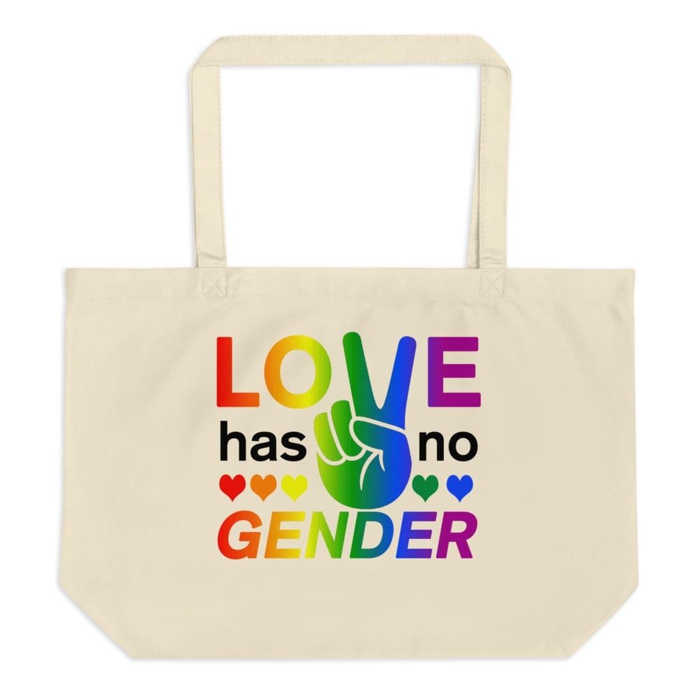 Love Has No Gender Large Tote Bag