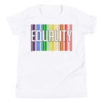 EQUALITY LGBTQ Kid Tshirt White
