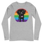 Labrador Love Gay Pride Long Sleeve Tshirt