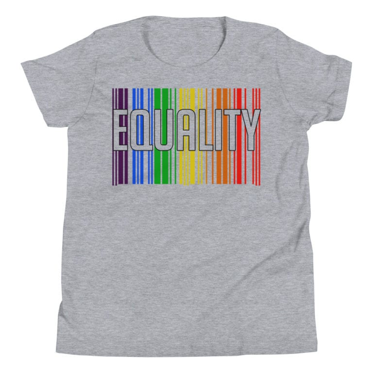 EQUALITY LGBTQ Kid Tshirt Grey