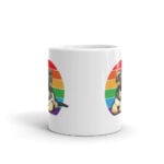 German Shepherd Rainbow LGBT Pride Coffee Mug