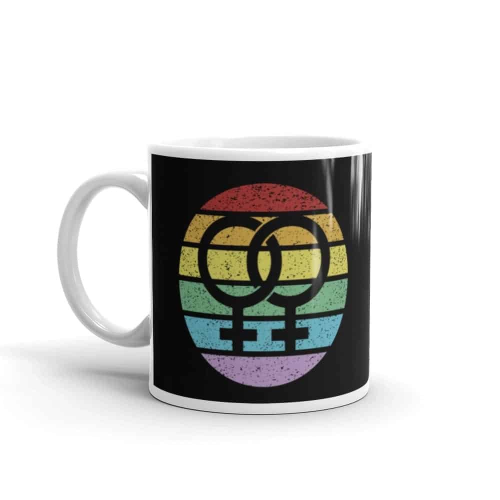 Retro Lesbian Female Symbol Pride Coffee Mug