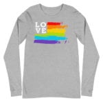 LGBTQ Love Flag Long Sleeve Pride Tshirt