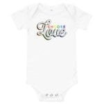 LGBTQ Choose Love Baby Onepiece Bodysuit