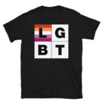 Lesbian Flag LGBT Pride Tshirt