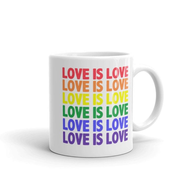 Love is Love LGBTQ Pride Coffee Mug