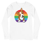 Corgi Pride LGBTQ Long Sleeve Tshirt