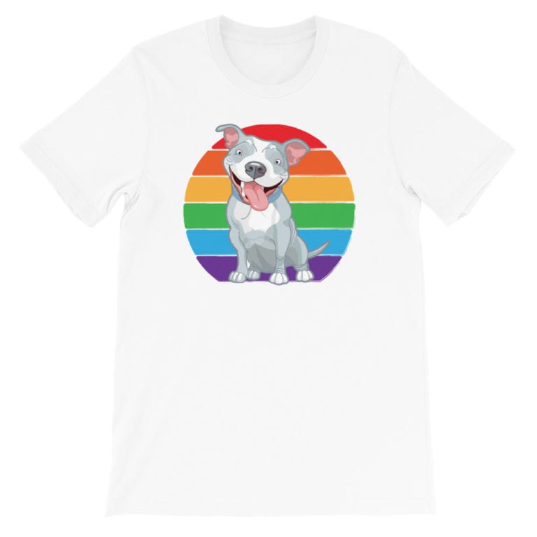 Pit Bull LGBT Pride Tshirt