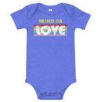 Raised on Love LGBTQ Pride Baby Bodysuit