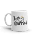 Just Married Rainbow Pride Coffee Mug