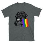 gay pride st. bernard tshirt