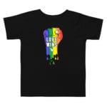 Love Wins LGBTQ Pride Toddler Tshirt Black