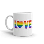LOVE Rainbow Pride Coffee Mug