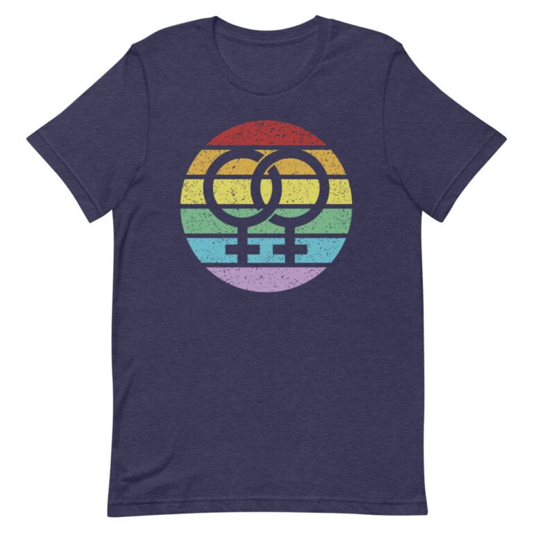 Retro Female Symbol LGBT Pride Tshirt