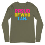 Pansexual Pride Proud of Who I Am Long Sleeve Tshirt