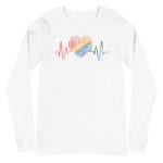 LGBT Heartbeat Gay Pride Long Sleeve Tshirt