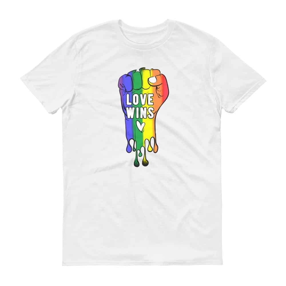 LOVE WINS Pride Tshirt White