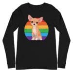 Gay Pride Chihuahua Long Sleeve Tshirt