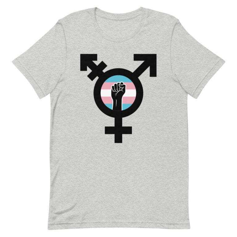 LGBTQ Rising Power Black Trans Lives Matter Tshirt